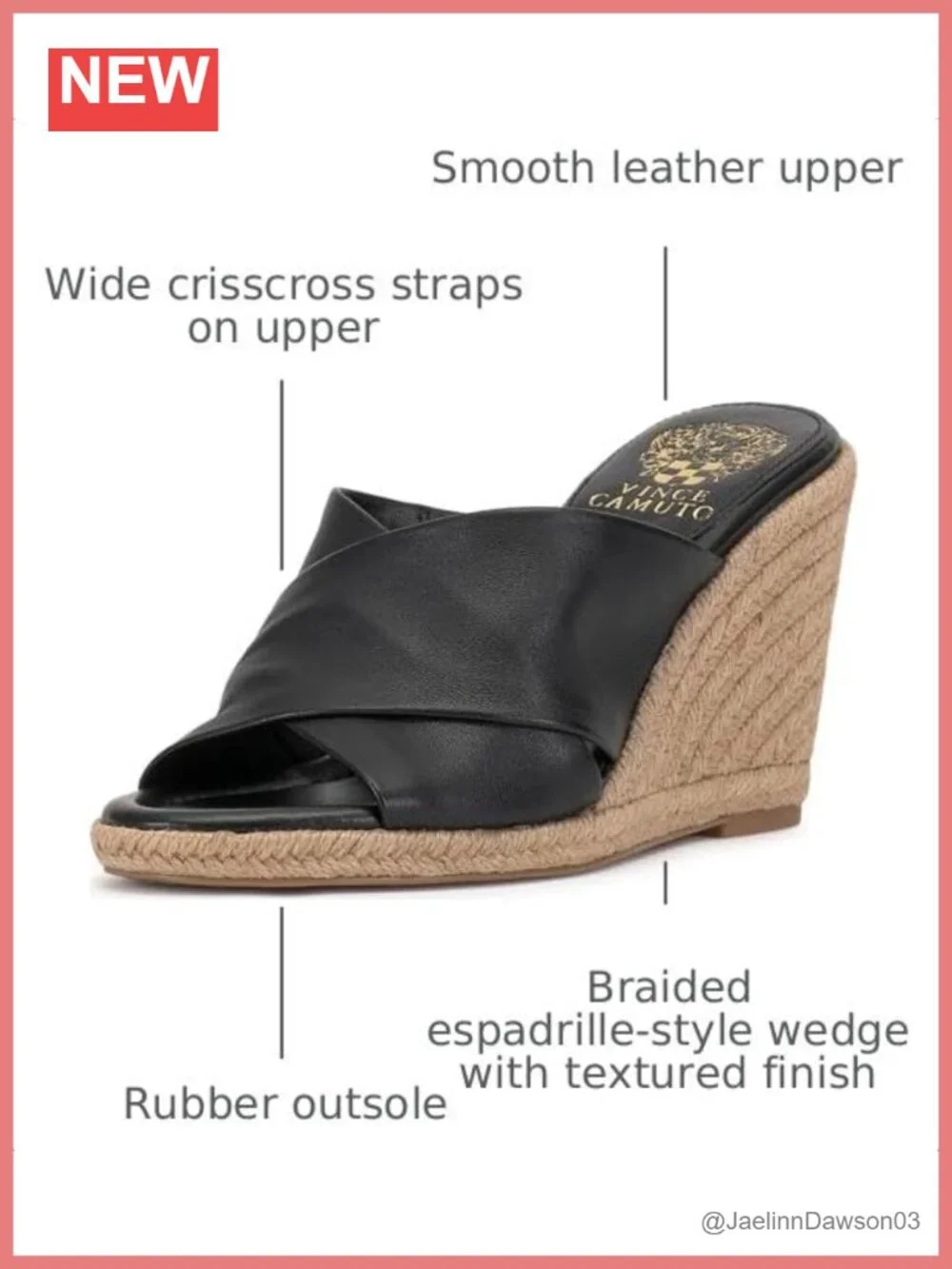 Leather Espadrille Wedge Sandals Open Toe Slingback Heels